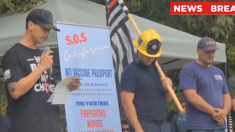 NYC Firemen & Police Protest