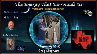 The Energy That Surrounds Us Episode Two with special guest Greg Stephens