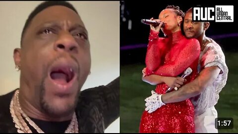 Boosie Calls Out Usher. After Touching Alicia Keys Doing The Super Bowl Dance