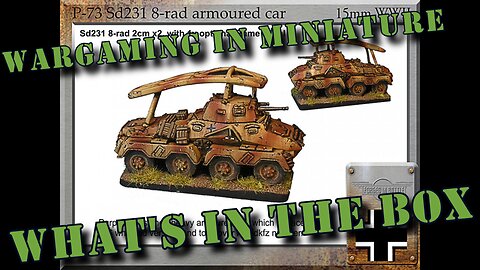 🔴 What's in the Box ☺ Forged in Battle German Sd-231 8 rad Armored Car