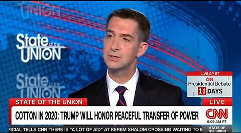 Sen Tom Cotton: We'll Accept Election Results If They Are Free And Fair