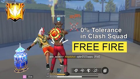 Free fire clash squad rank gameplay