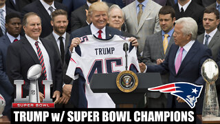President Trump Welcomes the New England Patriots - Super Bowl 51 Champions FULL SPEECH (2017)