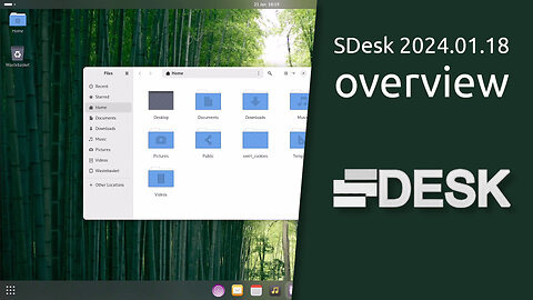 SDesk 2024.01.18 overview | The Best Way To Use Your Computer.