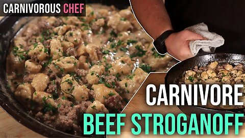 GOURMET Hamburger Helper | Carnivore Diet Recipe | Beef Stroganoff