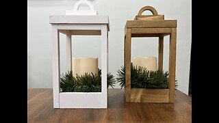 How to make wood lanterns