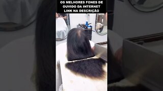 corte de cabelo com facão