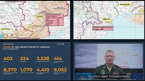 22.03.23 - 🎯 ⚡️ Russian Defence Ministry report on the progress of the deNAZIfication of Ukraine