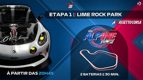 GREENGOLD ALPINE CUP 2022 - 1ª Etapa Temporada 5 - LIME ROCK - ASSETTO CORSA