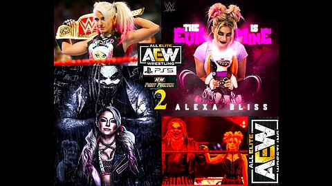 AEW Fight Forever : Alexa Bliss 2️⃣🤼‍♂️🤼‍♀️👱🏻‍♀️🏆⭐🤡🎩 (PS5🎮)