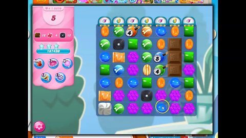 Candy Crush Level 3370 Talkthrough, 16 Moves 0 Boosters