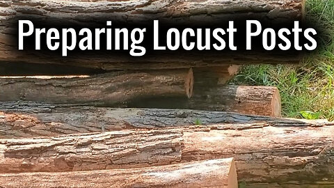 Preparing Locust Posts