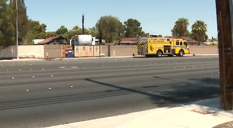 Clark County fire crews close portion of Windmill Lane due to structure fire