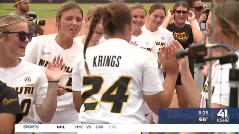 Krings fans 12; Tigers top Bears to open NCAA softball regional