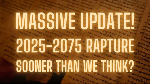 Pre-trib Rapture Explained in Dead Sea Scrolls? Essene Prophecy for 2025!