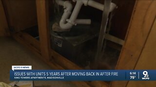 Residents still dealing with building issues 5 years after deadly fire at King Towers Apartments