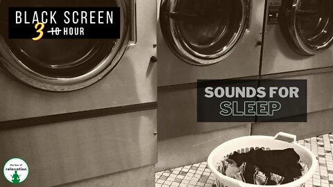 Washing Machine Sounds for Sleep | Black Screen