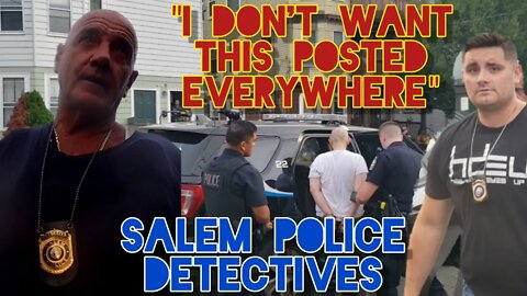 Detective Blows His Cover. "This Kid Just Made A Deal". Detective Cunningham. Salem Police. Mass.
