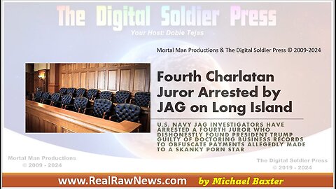 4th of 11 Charlatan Jurors Arrested by JAG on Long Island