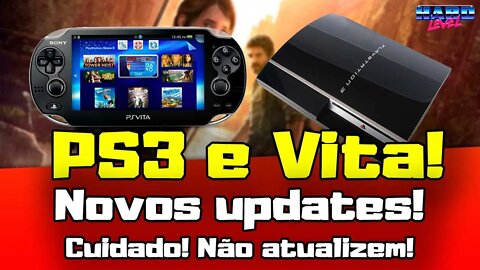 Atualizações para PS3 (4.89) e Vita (3.74) - O que sabemos! Não atualize ainda!