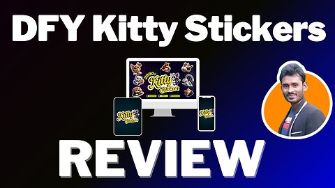 DFY Kitty Stickers Review 🔥2000+ Unique HD DFY Kitty Stickers!