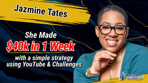 Using YouTube & Challenges to Build a Multiple 6-Figure Coaching Biz with Jazmine Tates