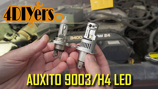 Review: AUXITO H4:9003 LED Headlight Bulbs 100w