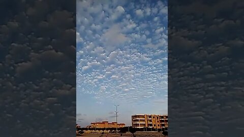 Beautiful Sky and Strange Cloud Patterns in Alexandria