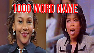 GIRL WITH 1,000 WORD NAME