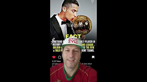 Cristiano Ronaldo is the only player in history to do this 2 times