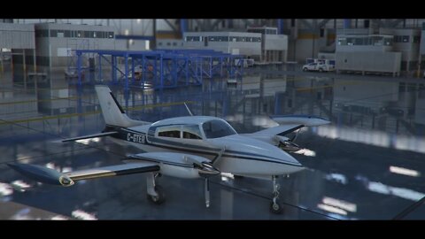 Putzing around with the newest plane in my hangar, the 310 from MilViz