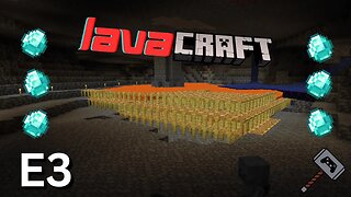 lavaCRAFT E3 | SCAFFOLD MINING & SKELETON XP| Minecraft SMP 1.19.3