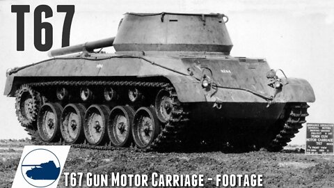 Rare WW2 T67 Gun Motor Carriage Footage.