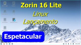 Zorin OS 16 Lite lançamento. Linux base Ubuntu está Excelente. Rápido, Estável e Muito Leve