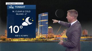 Chilly Tuesday night ahead of late-week snow storm