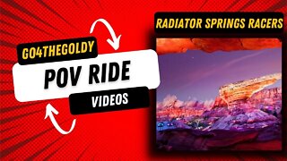 POV Ride Videos: Radiator Springs Racers | Anaheim, CA