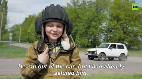 8 Year-Old Alyosha From Belgorod Region Runs Out To The Road Everyday To Salute Passing Soldiers