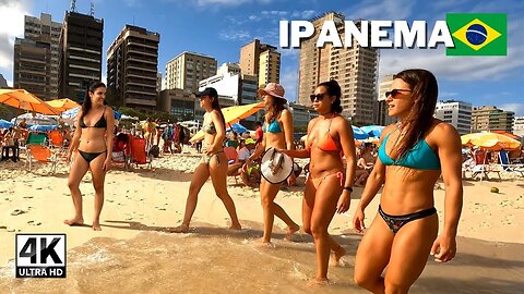 IPANAME BEACH | SUMMER IN RIO 4K ⁶⁰ BRAZIL