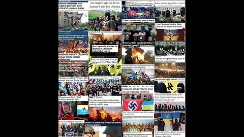 Nazism in Ukraine - powered and sponsert by United States EU ( = founded by the NAZIs) and other WESTERN WOKE COUNTRIES