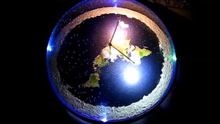 2017 Flat Earth 3D model with firmament stars - Chris Pontius - Mark Sargent ✅