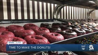 Jupiter Donuts closes when they run out of donuts!