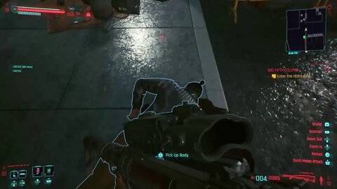 Cyberpunk 2077 ducking around in town 2 after glitch cont