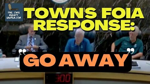 Town Tells Resident She's a Bad Person and to Go Away After FOIA Requests