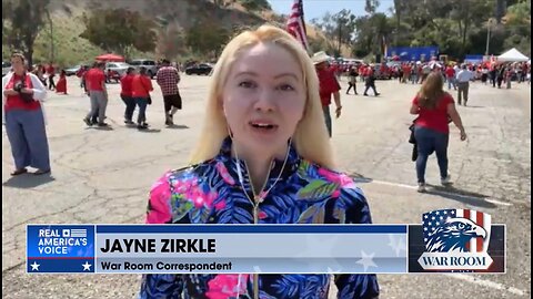 Jayne Zirkle Live From Dodger Stadium At Protest Against Anti-Catholic Transgender Group