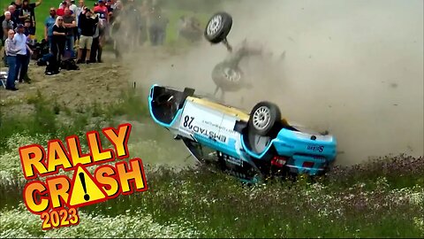 Accidentes y errores de Rally - tercera semana Julio 2023 by @chopitorally crash 19/23