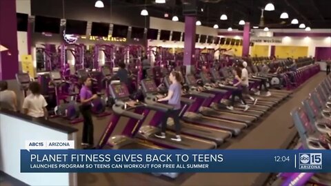 High schoolers can work out for FREE all summer at Planet Fitness