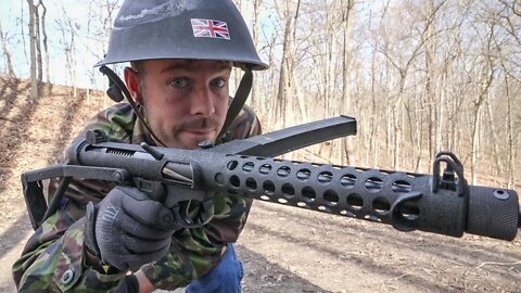 British Sterling SMG, The REAL Storm Trooper Rifle!!!