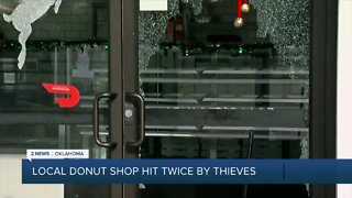 Local donut shop hit twice by thieves