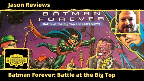 Jason's Board Game Diagnostics of Batman Forever: Battle at the Big Top 3D Board Game