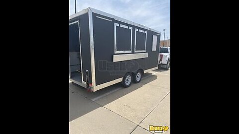 2021 8' x 16 Food Concession Trailer with Fire Suppression System for Sale in Texas